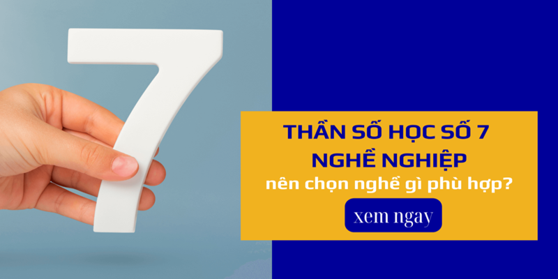 Thần số học nghề nghiệp với số chủ đạo 7 với tư duy độc lập